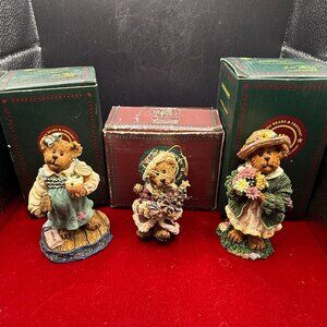 Boyds Bear, Bearstone Collection, numbered.  There are three total.